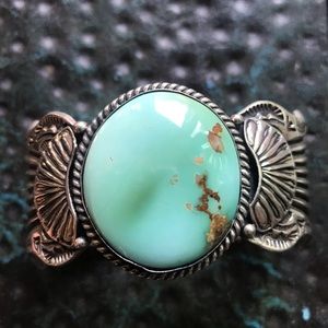 Sterling Silver and Turquoise Cuff Bracelet